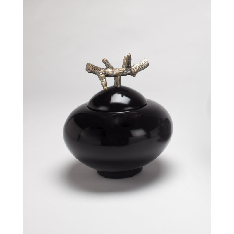 Handmade Jar, 14.5" H x 13" W x 13" D