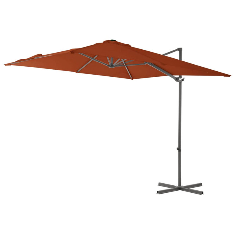 Jaxton 250cm Cantilever Parasol, Brown