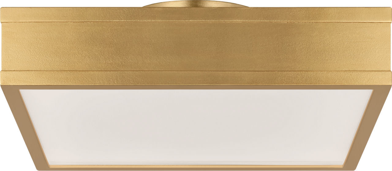 Radcliff Single Light Flush Mount, Gild, 4" H x 12" W x 12" D