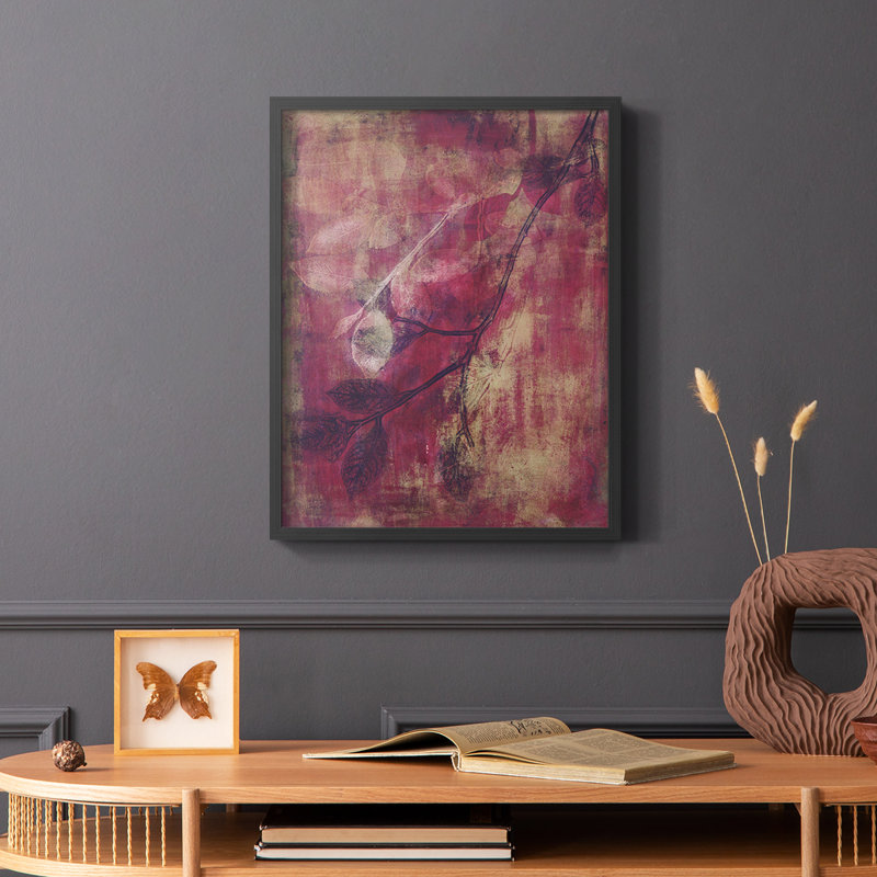 «Branching Out», impression encadrée en bois massif, Noir, H 28 po x l 22 po