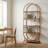 70.8" Modern 5-Tier Arched Bookcase