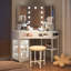 Chantle Dressing Table with Mirror-696398601