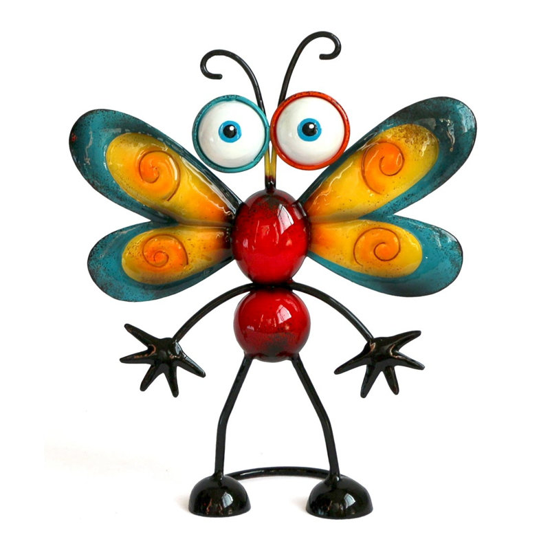 Comical Butterfly Garden Sculpture