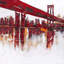 Red Bridge - Office Architecture, toile encadrée-1979730602