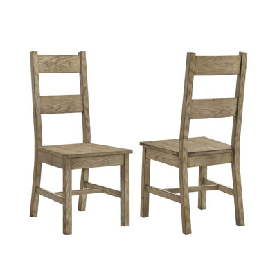 Set Of 2 Solid Wood Side Chairs(Only Dining Chairs)