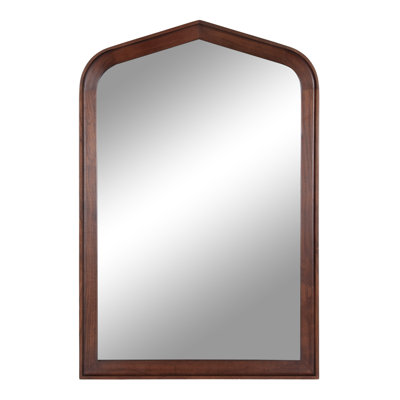 Ehitan Wooden Wide Arched Wall Mirror