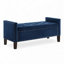 Banc de rangement rembourré capitonné avec accoudoirs-61185528