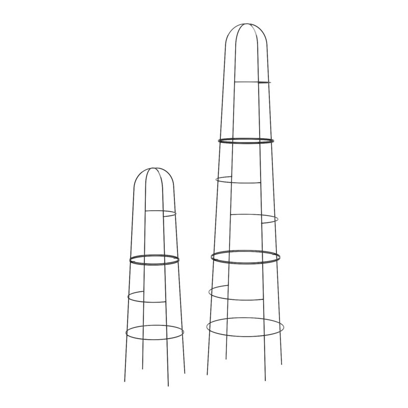 Anyree Metal Plant Support, 195cm H x 48cm W x 48cm D, 2