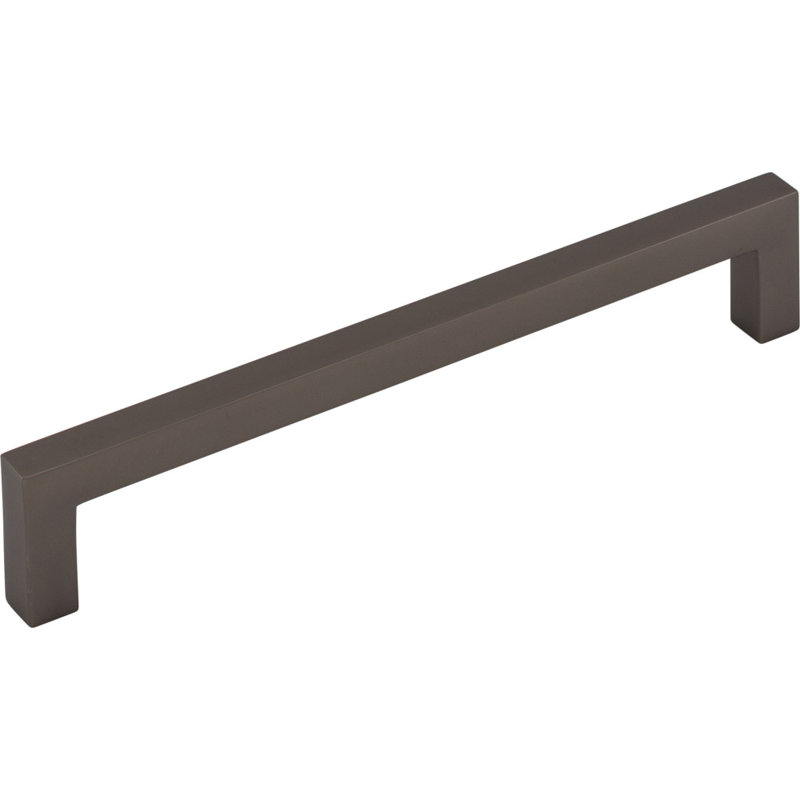 Square Bar pull, Ash Gray, 6 5/16" Center to Center