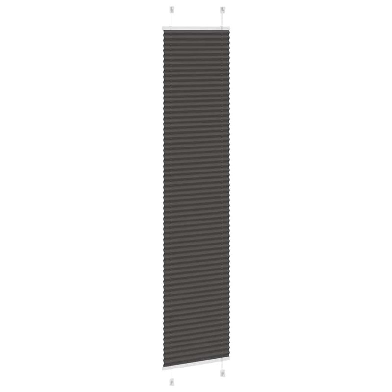 Room Darkening Pleated Shade, 40cmW x 200cmL, Black
