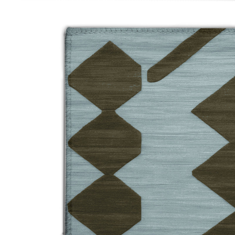 Tapis brun intérieur et extérieur Trellis, Rectangulaire 8 pi x 10 pi
