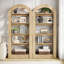 Bibliothèque à 5 niveaux TribeSigns, bibliothèque en bois avec forme d'arche