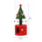 Christmas Cat Tree Tower With Cat Scratching Post, 32 In Cute Cat Tree With Plush Hanging Ball, Cat Tower For Indoor Cats With Cat Condos