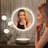 Naliyah Round Energy Saving Copper-Free Silver LED Lighted Bathroom / Vanity Mirror, Anti-Fog, Dimmable-1013358153