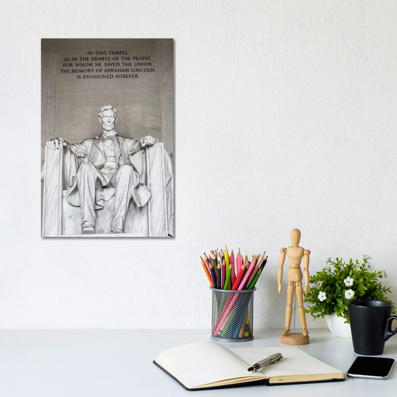 Lincoln Memorial I by Ann Hudec - Wrapped Canvas Gallery-Wrapped Canvas Giclée, 20.32 cm H x 30.48 cm W