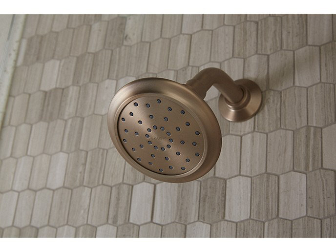 Script™ Showerhead with Arm, Brushed Bronze