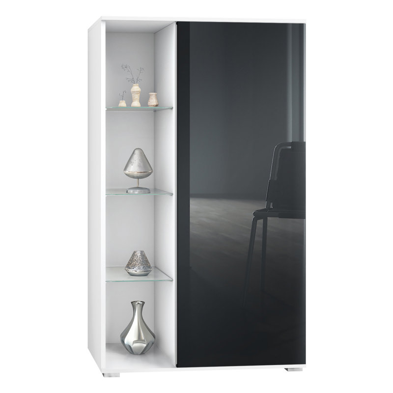 Shameerah Booth Display, White / Black