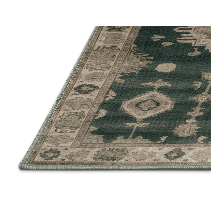 Tapis vert lavé à la machine, Carré 4 pi
