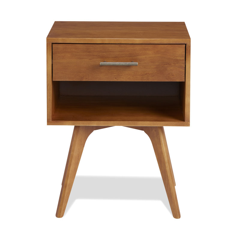 Chandrima 19.62'' W Solid Wood Nightstand | Modern Design