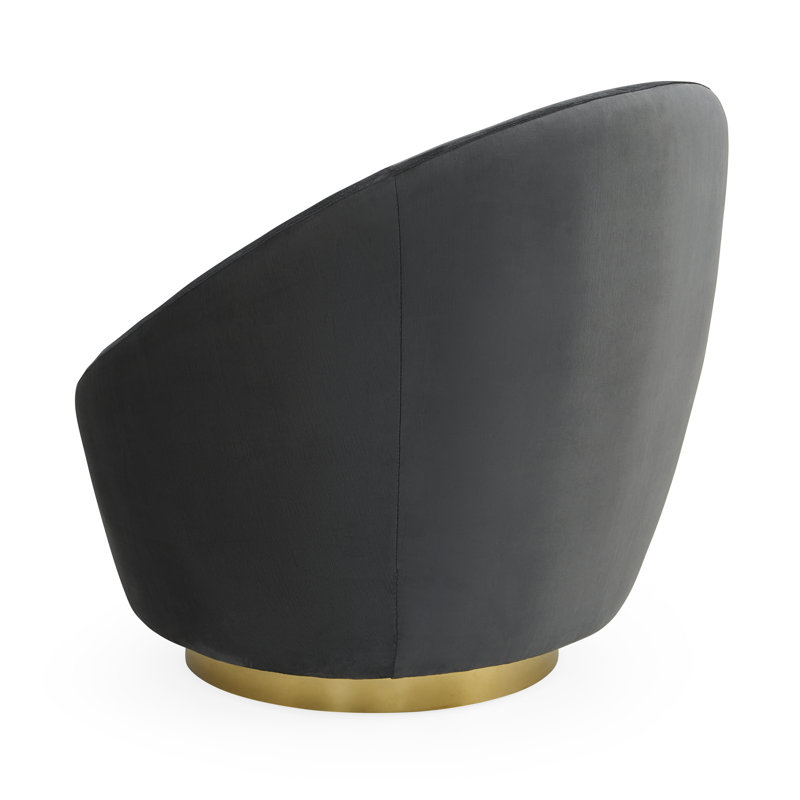 Ether Swivel Chair, Bergamo Charcoal