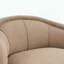 Chaise d'appoint courbée, coussin intégré et base solide-1247884086