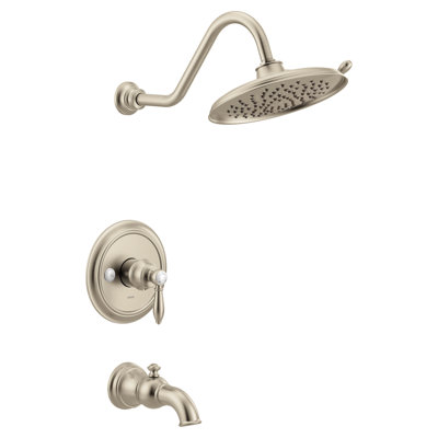 Ensemble de garniture de baignoire et douche à 1 poignée Weymouth M-Core 3-Series, valve requise