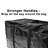 Moving Bags Heavy Duty Extra Large Stronger Handles Wrap Totes Storage Boxes Storage Totes Moving Boxes Packing Box,(Black/5 PCS)