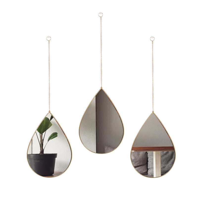 Miroirs dorés pour décoration murale