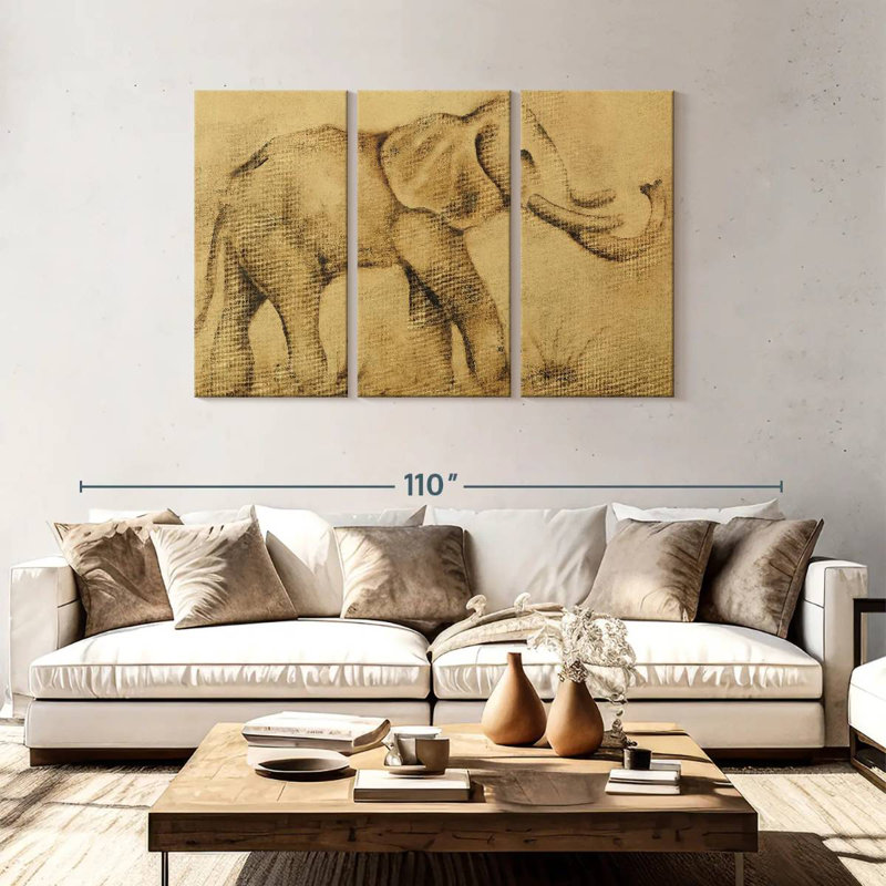 Brampt  Global Elephant Light, 48" H x 74" W