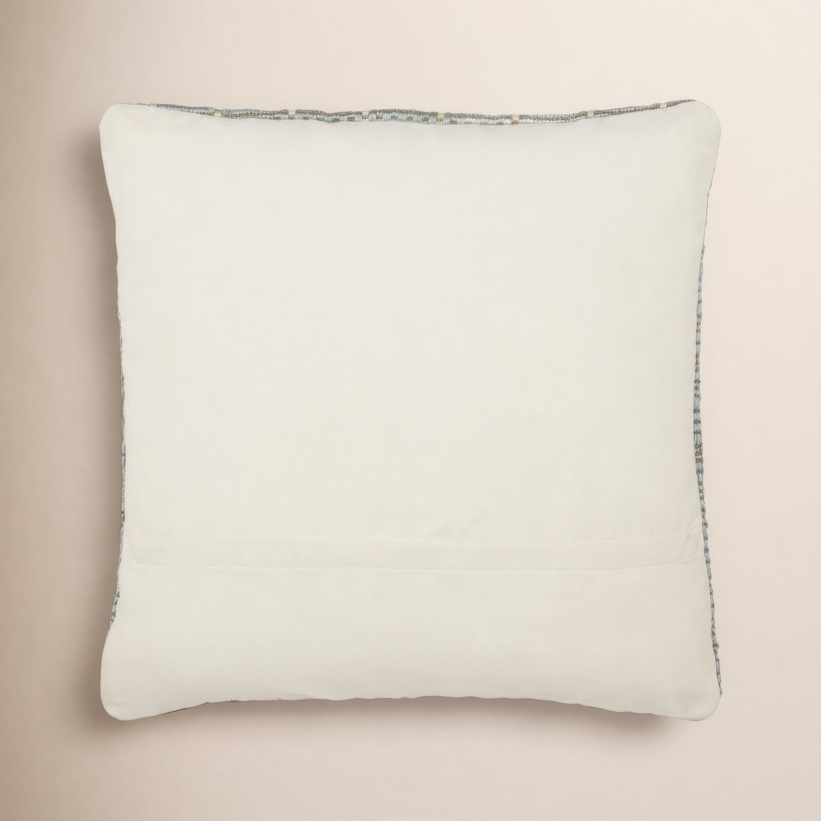 Levon Embroidered Indoor/Outdoor Throw Pillow, Light Blue/Gray, Pillow Cover Only - No Insert