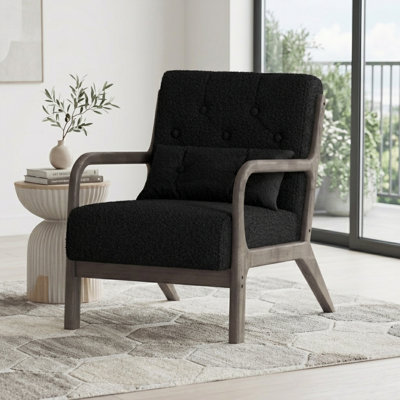 Fauteuil en velours de 25,79 po Fareham