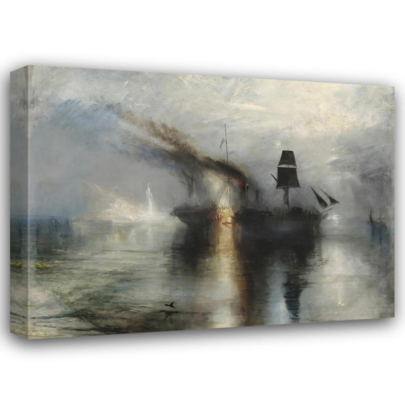 « Enterrement en mer », H 18 po x l 24 po