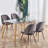 L-Shaped Metal Base Credenza Desk