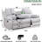 78.5"Pillow Top Arm  Reclining Sofa with Drop down table and Cupholders-581330663