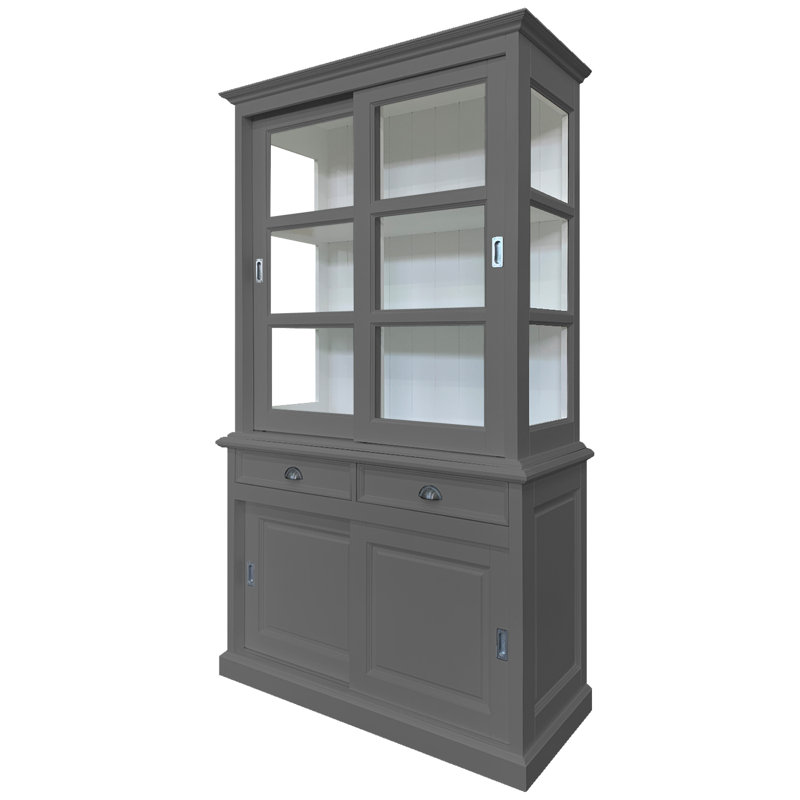 Babetta Display Cabinet, Mouse Grey