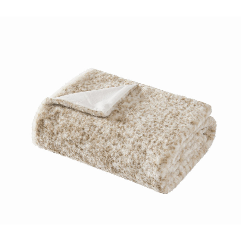 Frye Fawn Faux Fur 50x70 Throw