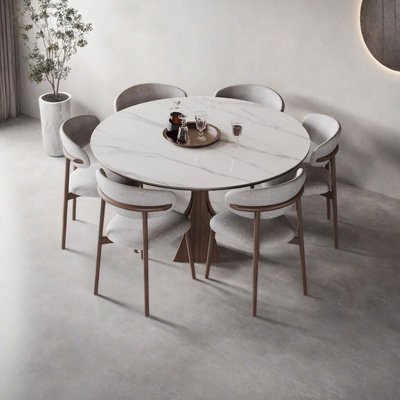 Solid Wood Round Dining Table