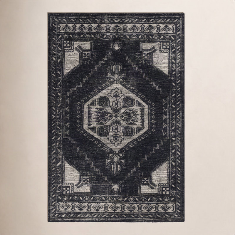 Pamona Wool Oriental Indoor Rug, Rectangle 2' x 3'