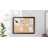Mattson Commercial Wall Mount Framed Linen Board with Included Wooden Push Pins-91483721-91483719
