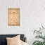 Vitruvian Man by Leonardo Da Vinci - Painting on Canvas-1331185080-1226430548