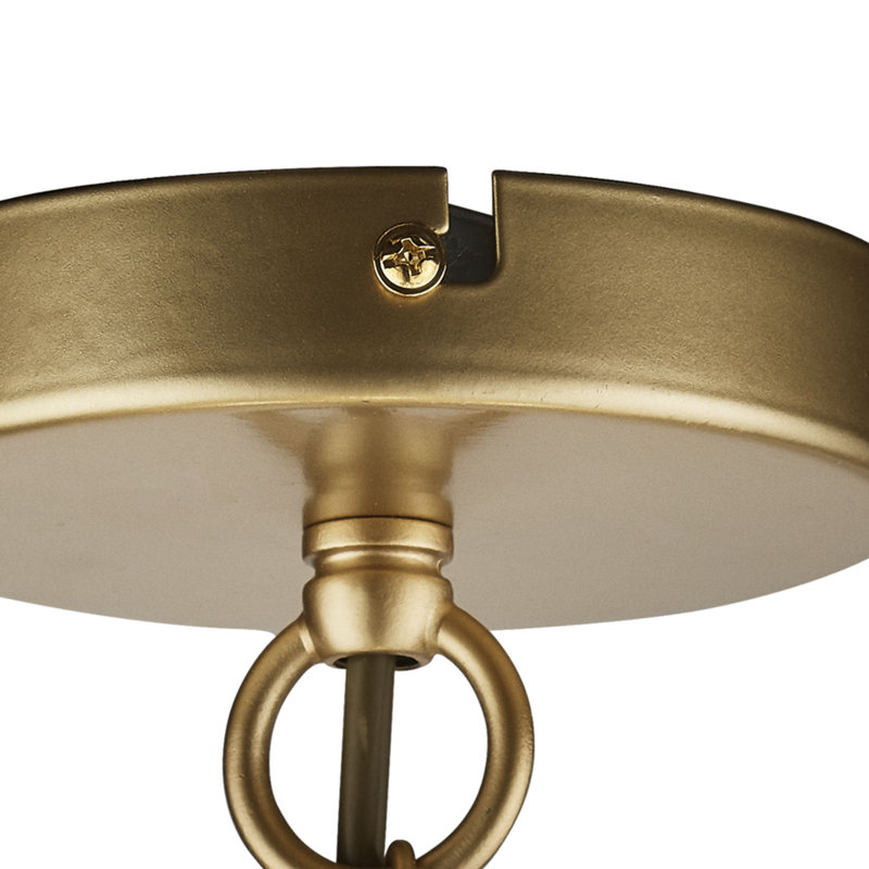 Luminaire suspendu tambour 3 lumières Howe, Or
