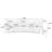 Faux Leather Reclining Curved Sectional Symmetrical-1001204131