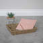 JVL SEAGRASS WITH METAL FRAME Decorative Basket