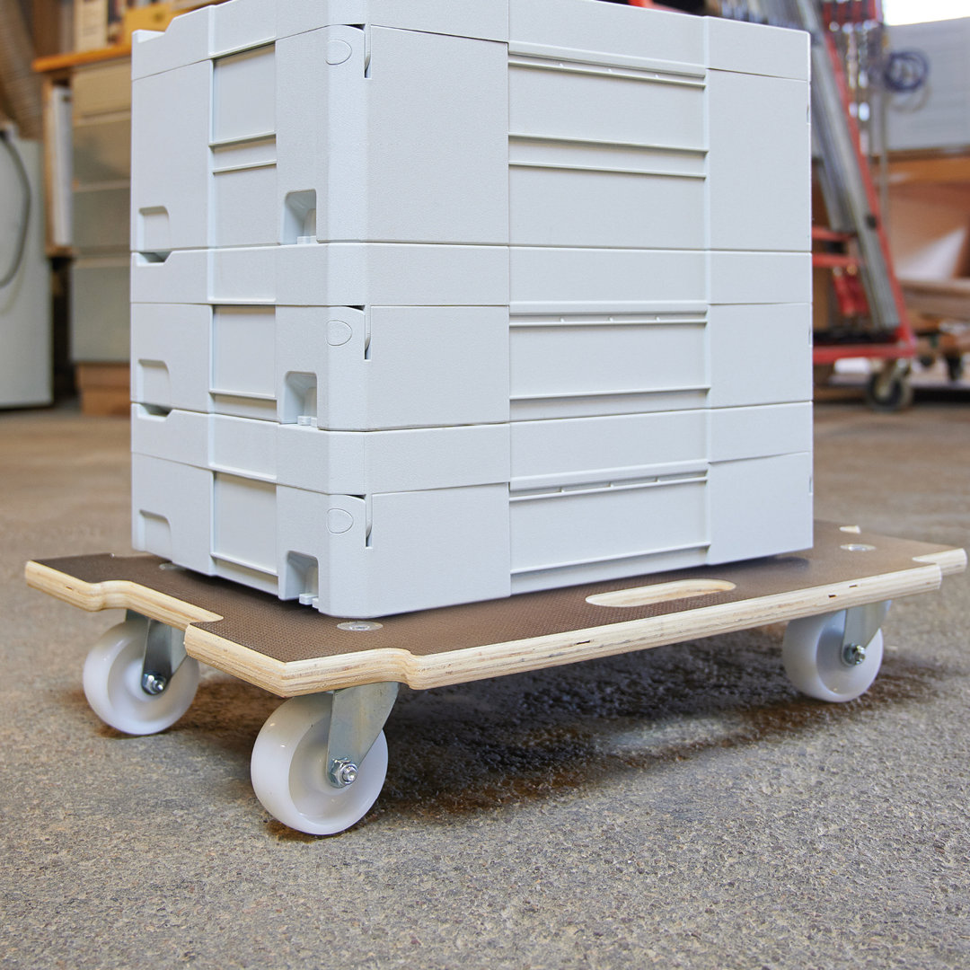 11cm H x 59cm W x 39cm D 250kg Furniture Trolley
