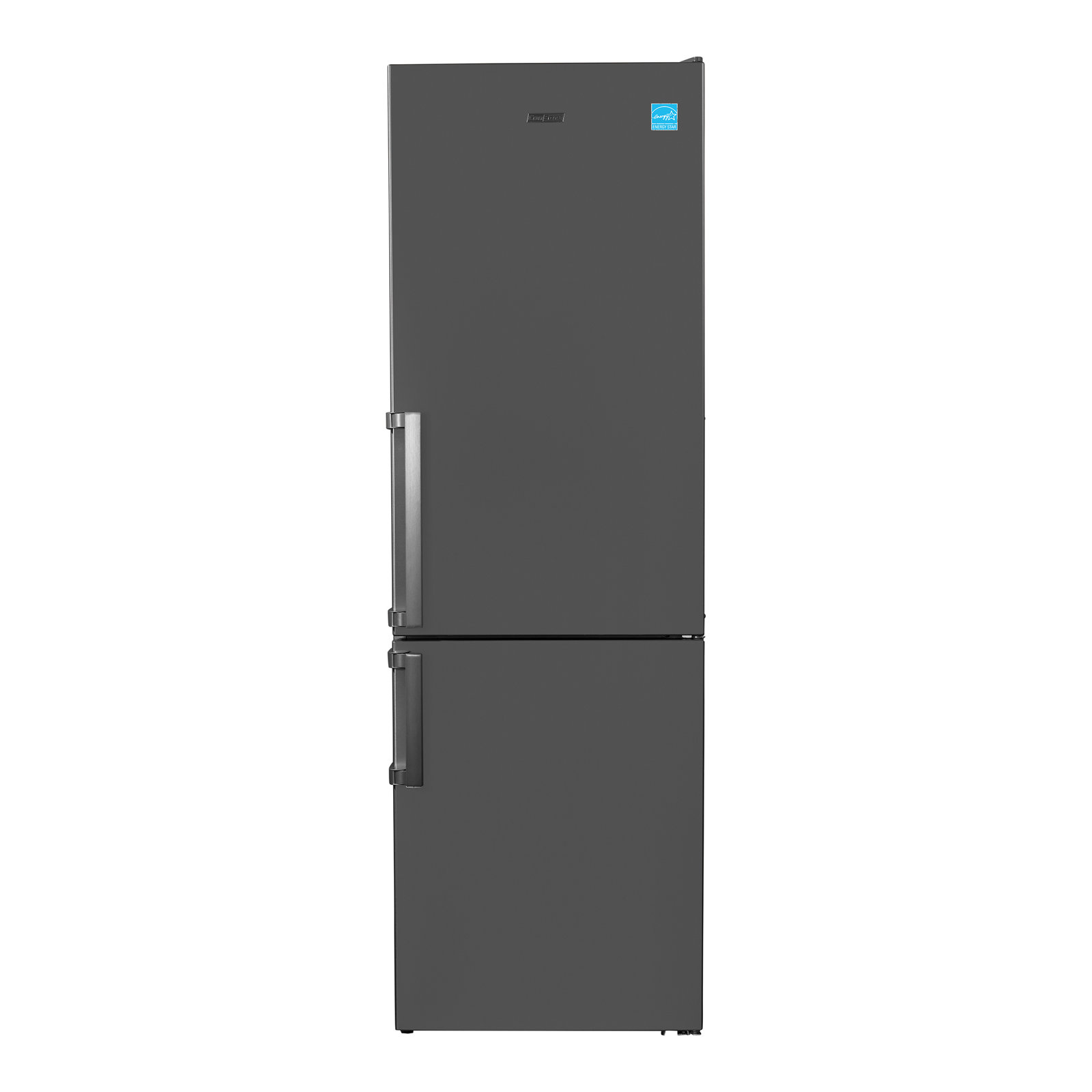 Conserv - 12 Cu. Ft. Garage Ready Bottom-Freezer Refrigerator No Frost Wine Rack ENERGY STAR 110 V - Stainless Steel | Fridge.com