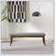 Banc Warren en tissu de frêne Design simple, confortable et durable, banc multifonctionnel
