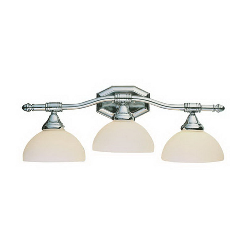 Louviers 3 - Light Dimmable Vanity Light, Nickel
