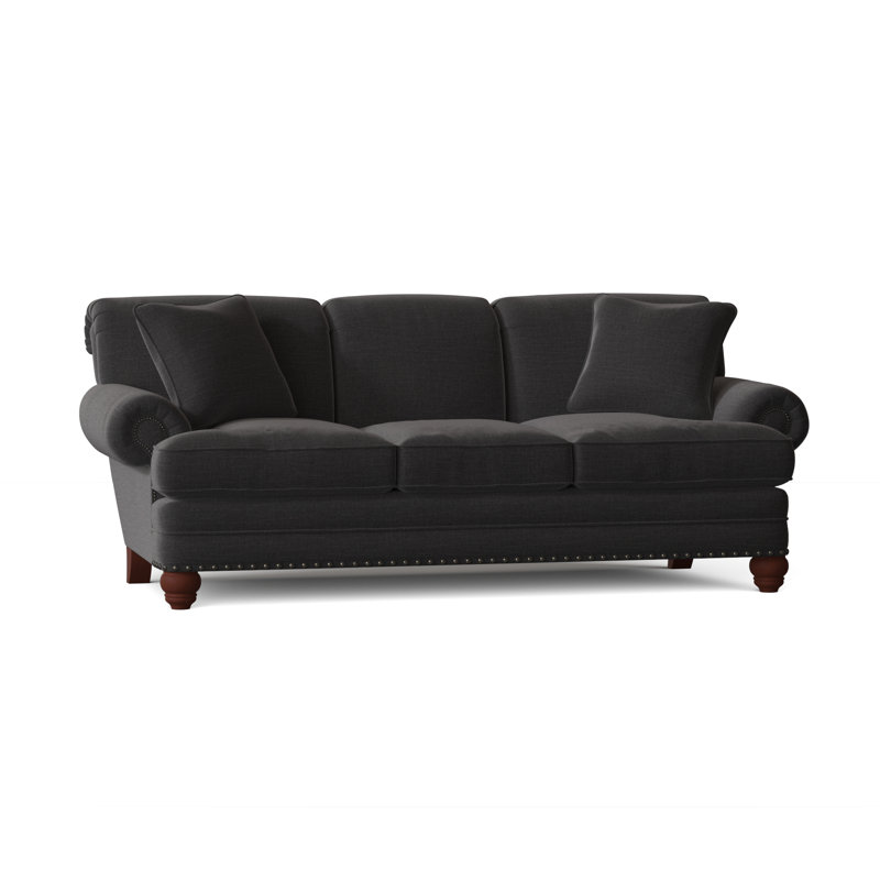 Spratt Sofa, Paradigm 45 Black, Dark Brass, Manhattan