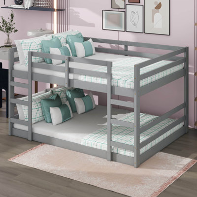 Full Over Full Bunk Bed With Ladder