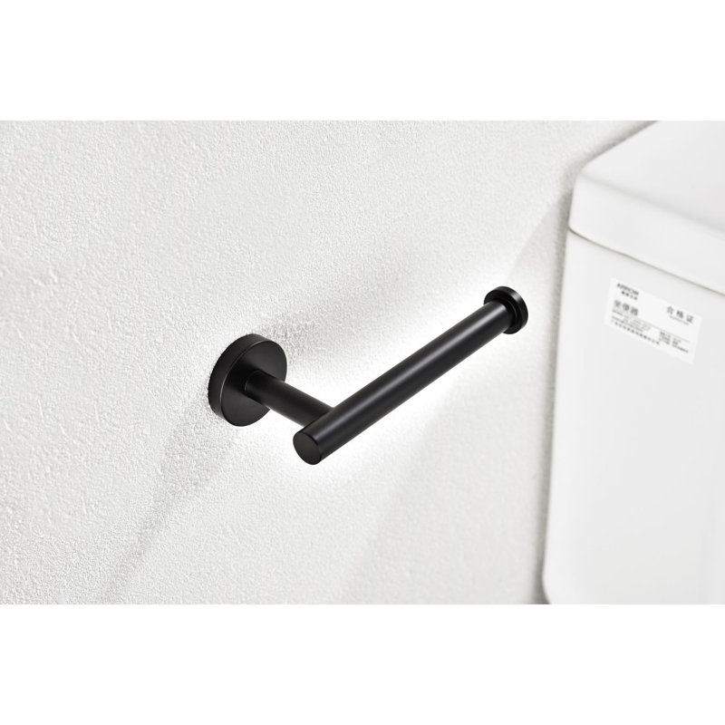 Distributeur de papier hygiénique 2 - Support de salle de bain mural en acier inoxydable noir mat Sus304 -